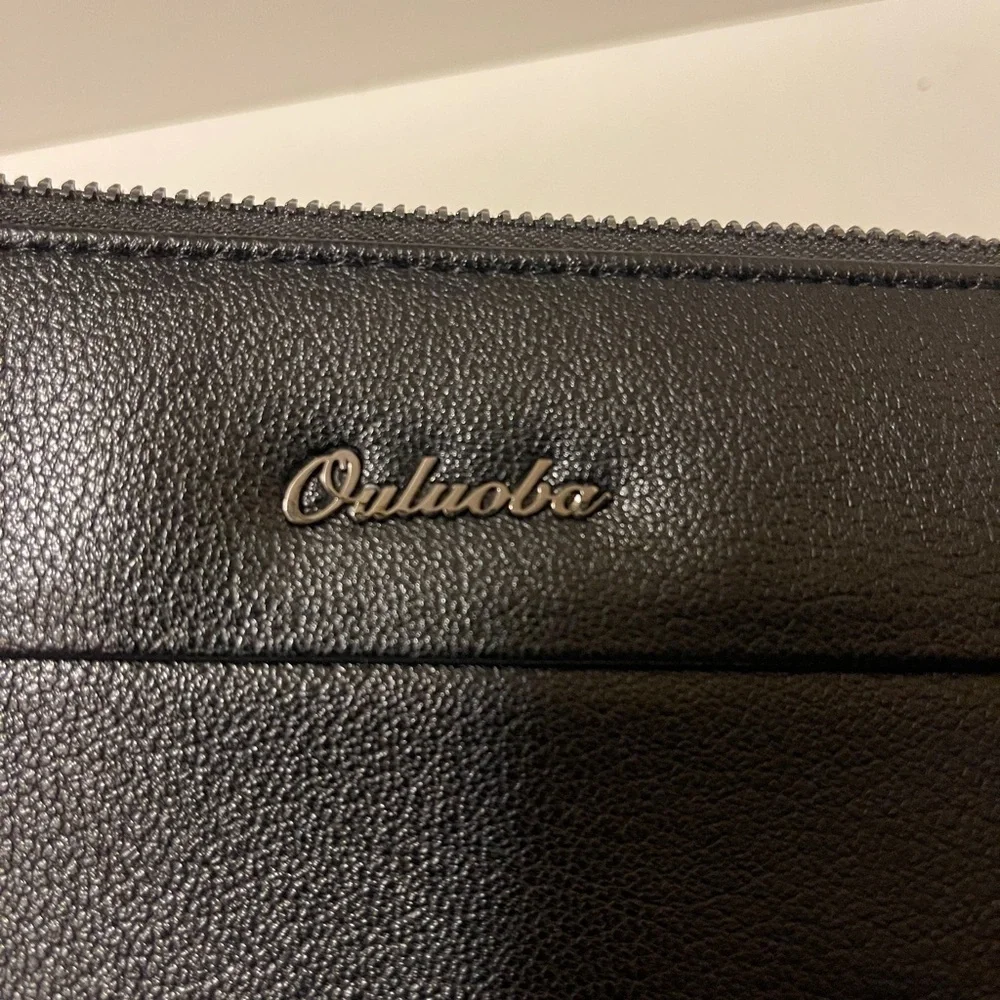 Ouluoba new Men Wrist Clutch Bag with lock